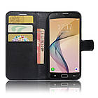 Чохол-книжка Litchie Wallet для Samsung Galaxy A3 2017 SM-A320 Чорний, фото 3