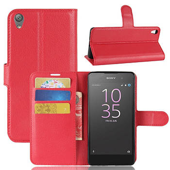 Чохол-книжка Litchie Wallet для Sony Xperia E5 F3311 F3313 Червоний