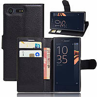 Чехол-книжка Litchie Wallet для Sony Xperia X Compact F5321 Черный