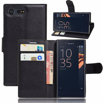 Чохол-книжка Litchie Wallet для Sony Xperia X Compact F5321 Чорний