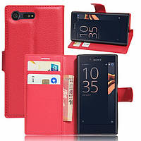 Чехол-книжка Litchie Wallet для Sony Xperia X Compact F5321 Красный