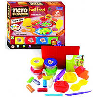 Великий набір із тістом для ліплення Фаст Фуд ОКТО