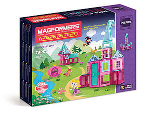 Магнітний конструктор Магформерс Замок принцеси Magformers Princess Castle Set 78 (704004)