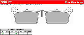 FDB2162SG ГАЛЬМІВНІ КОЛОДКИ FERODO   TRW MCB739 Yamaha WR250/YZ125-450,Kawasaki KX250-450/KLX450,Suzuki R