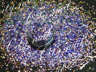 Декор для нігтів "Луска дракона" ( Лусочки для дизайну нігтів ) №7 - фіолетові