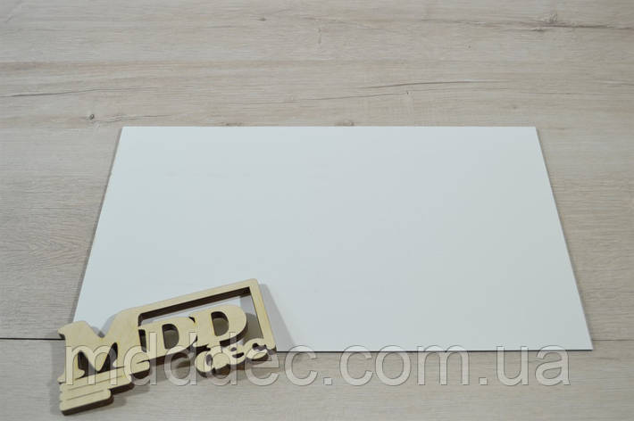 Прямокутна посилена підкладка під торт, біла 25*35см, фото 1