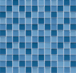 Мозаїка прозоре скло Vivacer мікс 2,5*2,5 CMmix02R