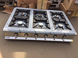 Görkem.Плита газова настільна 6-конфоркова Görkem PSO 60 (конфорки 400х400 мм)