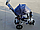 Велосипед дитячий триколісний Azimut Lambortrike BC-17B AIR з фарою з USB з пультом Червоний., фото 3