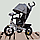 Велосипед дитячий триколісний Azimut Lambortrike BC-17B AIR з фарою з USB з пультом Червоний., фото 4