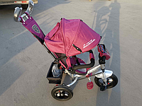 Велосипед детский трехколесный Azimut Lambortrike BC-17B AIR с фарой с USB с пультом Бордовый.