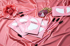 Гідрогелеві безворсові патчі PINK для нарощування вій