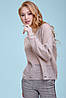 Жіночий в'язаний пуловер-сітка (3335-3336 svt), фото 2