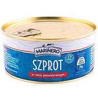 Шпроты в помидорном соусе Szprot w Sosie Pomidorowym Marinero Польша 300г