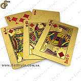 Позолочені гральні картки — "Gold Cards" із сертифікатом, фото 4
