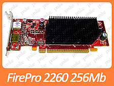 Відеокарта ATI FirePro 2260 256Mb PCI-Ex DDR2 64bit (2 x DP) низькопрофільна