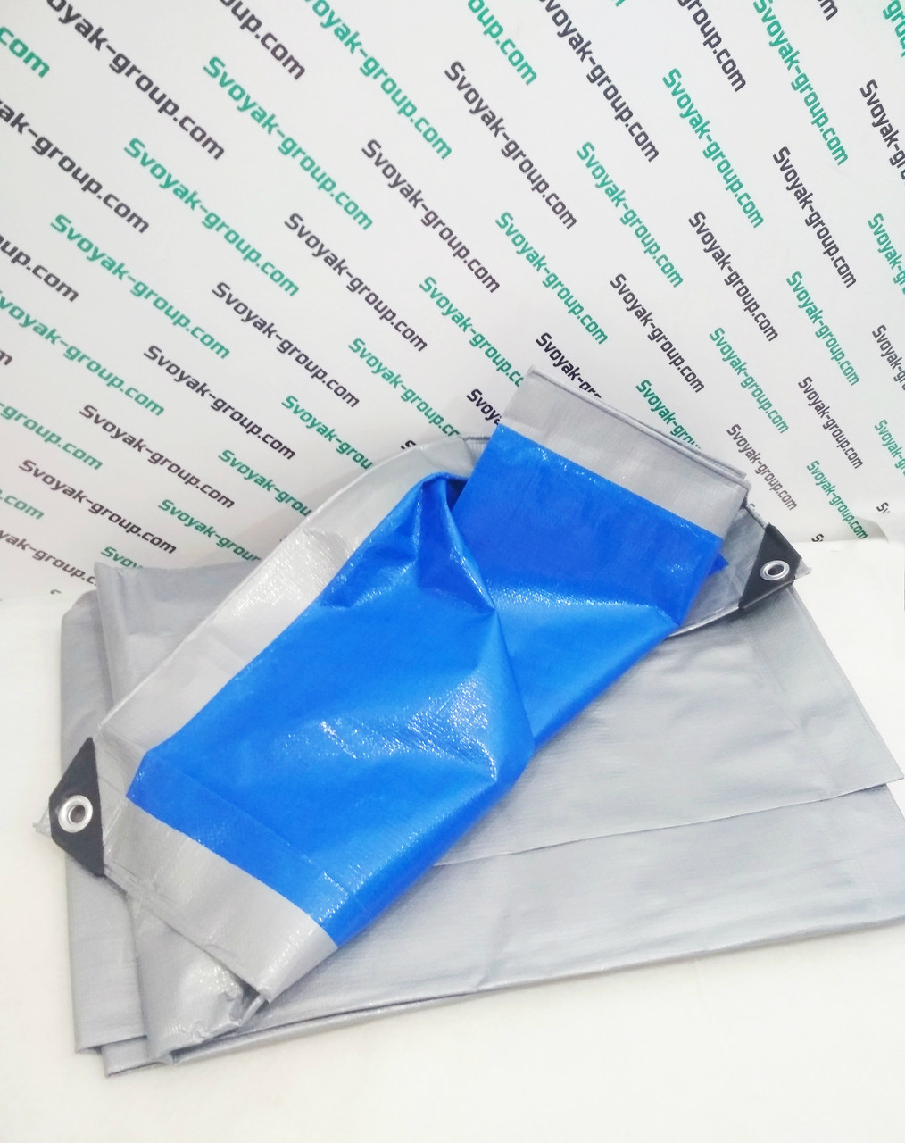 Тент від дощу 5х6 "Premium" 180 г/м2.Від сонця з кільцями.Двох листовий., фото 1