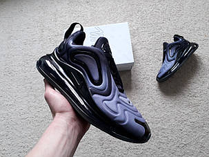 Чоловічі кросівки Nike Air Max 720 Black Purple фіолетовий із чорним, фото 3