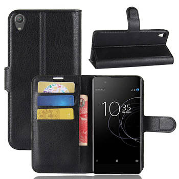 Чехол-книжка Litchie Wallet для Sony Xperia XA1 Plus G3412 Черный