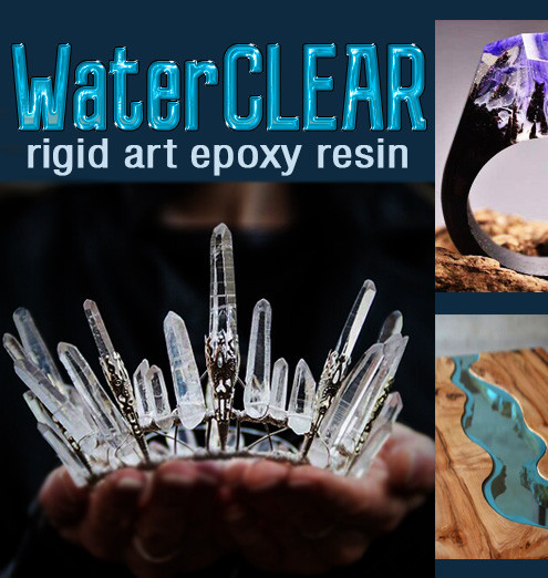 Смола епоксидна Water Clear Fast (0,143-0,6 кг). Ватер Кліар Фаст, суперрідка, прозора. Уп. 0,143 кг