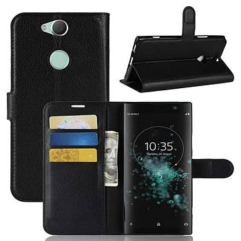 Чохол-книжка Litchie Wallet для Sony XA2 Plus H4413 Чорний