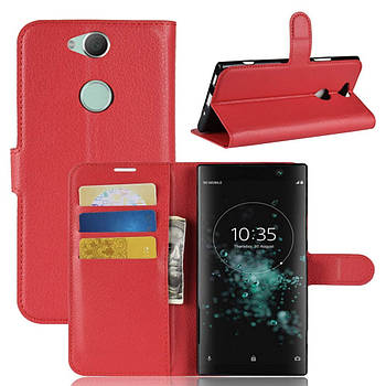 Чохол-книжка Litchie Wallet для Sony XA2 Plus H4413 Червоний