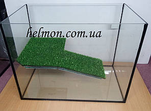 Акваріум для черепахи з містком 40*25*30, 30 л, фото 3