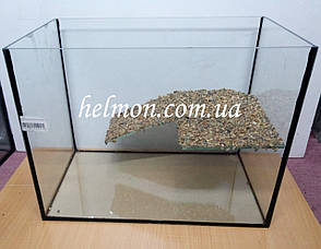 Акваріум для черепахи з містком 40*25*30, 30 л, фото 2