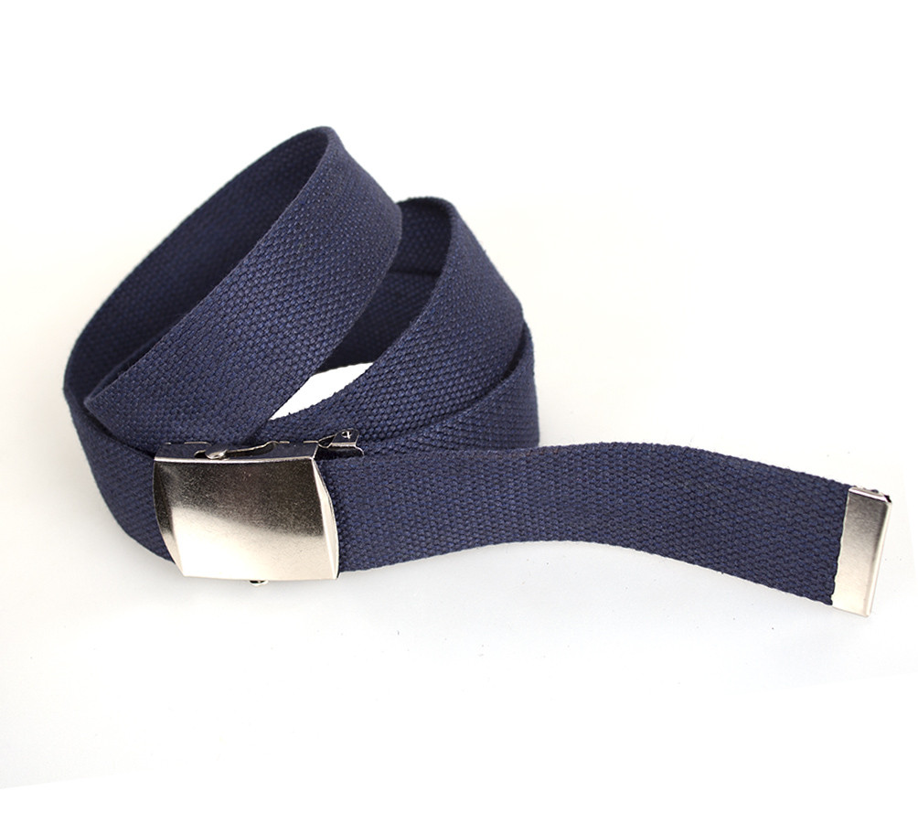 Чоловічий ремінь текстильний під джинси DH3503-10BLUE Синій, фото 1