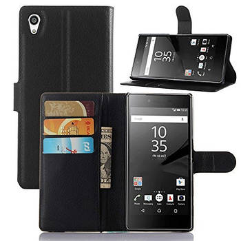 Чохол-книжка Litchie Wallet для Sony Xperia Z5 E6683 / E6633 Чорний