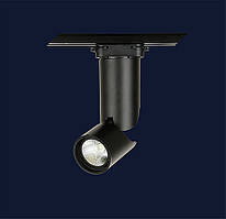 Стильний поворотний трековий світлодіодний світильник 901COB-1120 BK