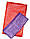 Сітка овочева з ручкою, колір-фіолетовий, розмір 30х47, 10кг, фото 2