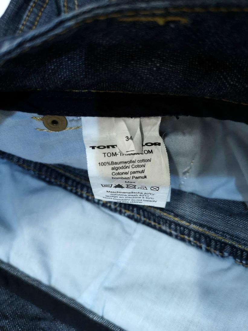 Бриджи джинсовые Tom Tailor, стильные, Отл сост! Разм W34 - фото 6 - id-p934636852