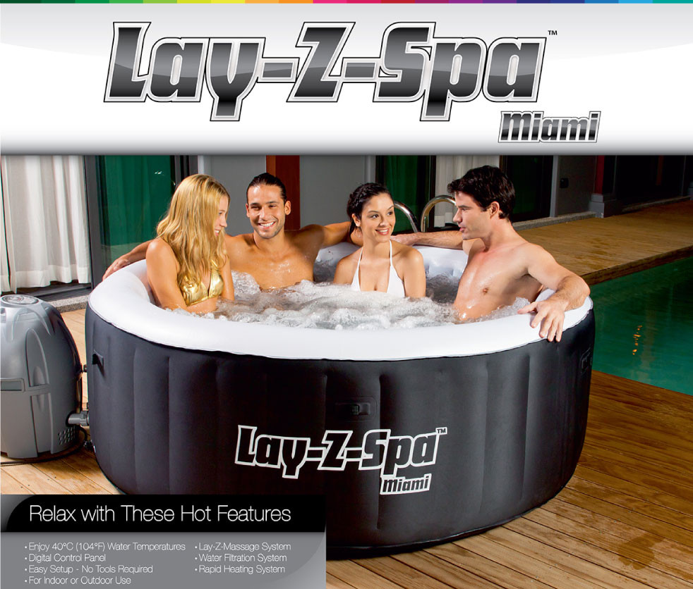 Гідромасажний басейн BestWay 54123 LAY–Z–SPA (180x65 см)