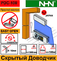 Доводчик петля для маятниковых стеклянных дверей NHN-PDC100 (Kenwa, Japan)