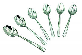 Набір десертних ложок Con Brio CB-3607, 6 шт, нержавіюча сталь, столові прилади