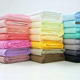 Сатин 160 см, однотонний. 100% бавовна