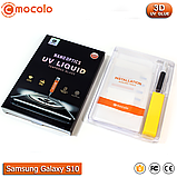 Захисне скло Mocolo Samsung Galaxy S10 Nano Optics UV Liquid Tempered Glass 3D (Clear), фото 4
