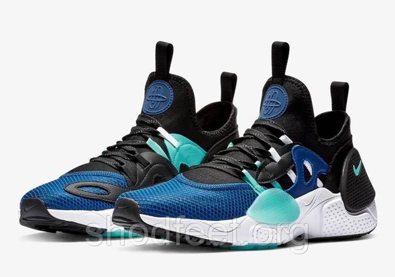 Чоловічі кросівки Nike Huarache E. D. G. E. TXT Blue Black White, фото 1