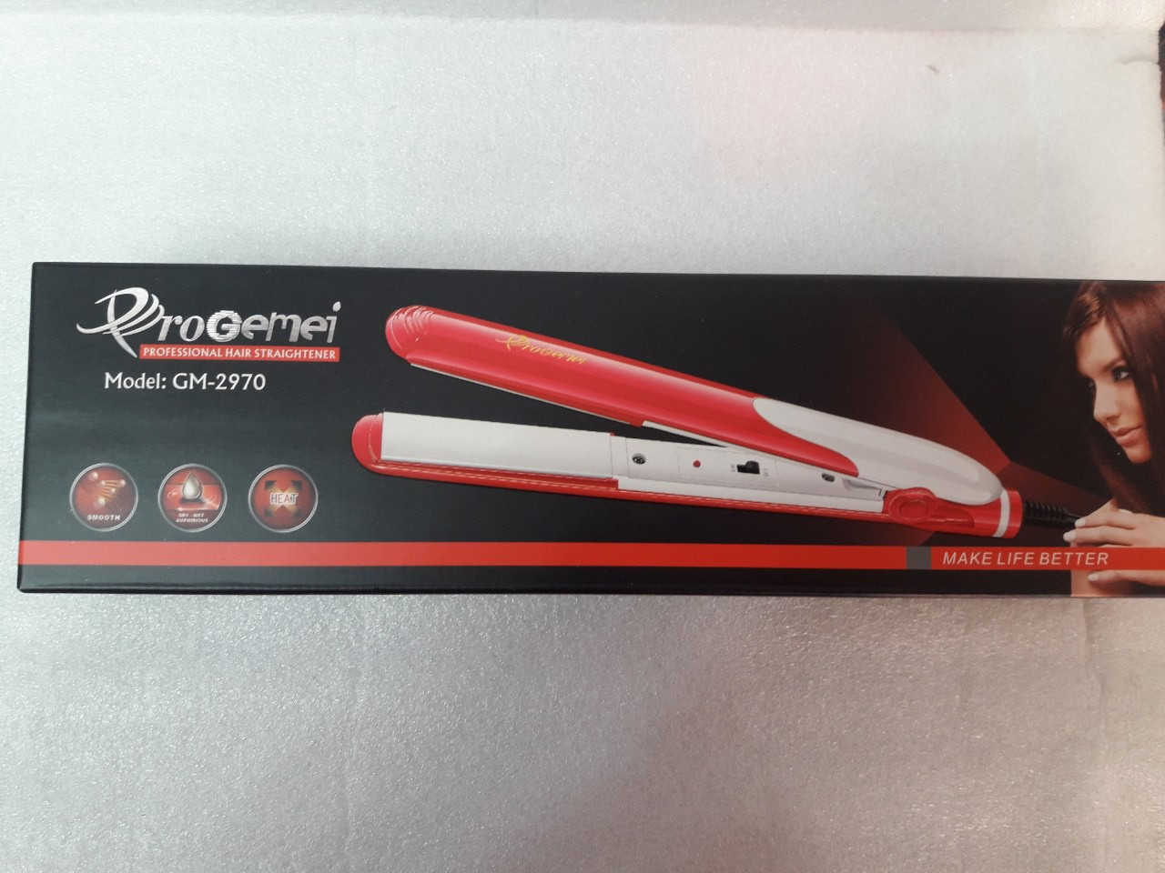 Праска для волосся Gemei GM-2970, фото 1