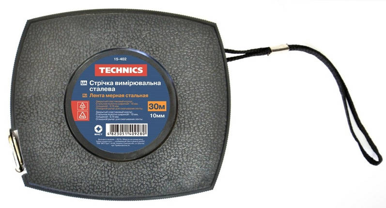 Мірна стрічка Technics сталева 30 м (15-402), фото 1