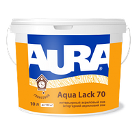 Aura Aqua Lack 70 10 л водоразбавимый глянцевый интерьерный лак арт.4820166521746