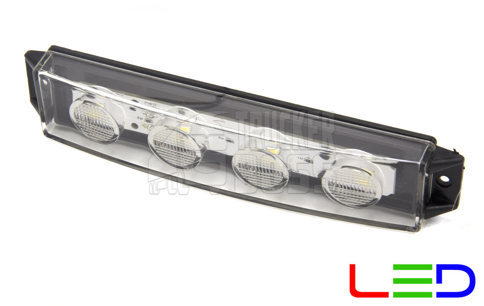 Ліхтар габаритний універсальний лобовий Білий 4LED NOKTA