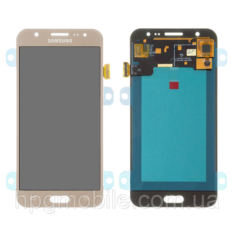 Дисплей для Samsung Galaxy J5 (2015) J500, модуль у зборі (екран і сенсор), золотистий, OLED, фото 1