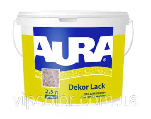 Aura Dekor Lack Білий, 2,5 л фасадний лак акриловий арт.4820166523436