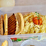 Контейнер пластиковий прямокутний з защипами  5л ТМ Народний продукт (№61), фото 6