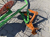 Граблі "Сонечко" до мотоблока з повітряним охолодженням 4 колеса, фото 2