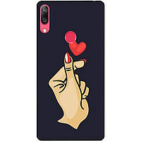 Силіконовий чохол для Huawei Y7 2019 з малюнком Знак любові