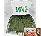 Дитяча сукня з фатиновою спідничкою Туреччина 3, 4 роки