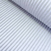 Плюш мінки stripes світло-сірий у смужку, ширина 83 см, (375 г/м)